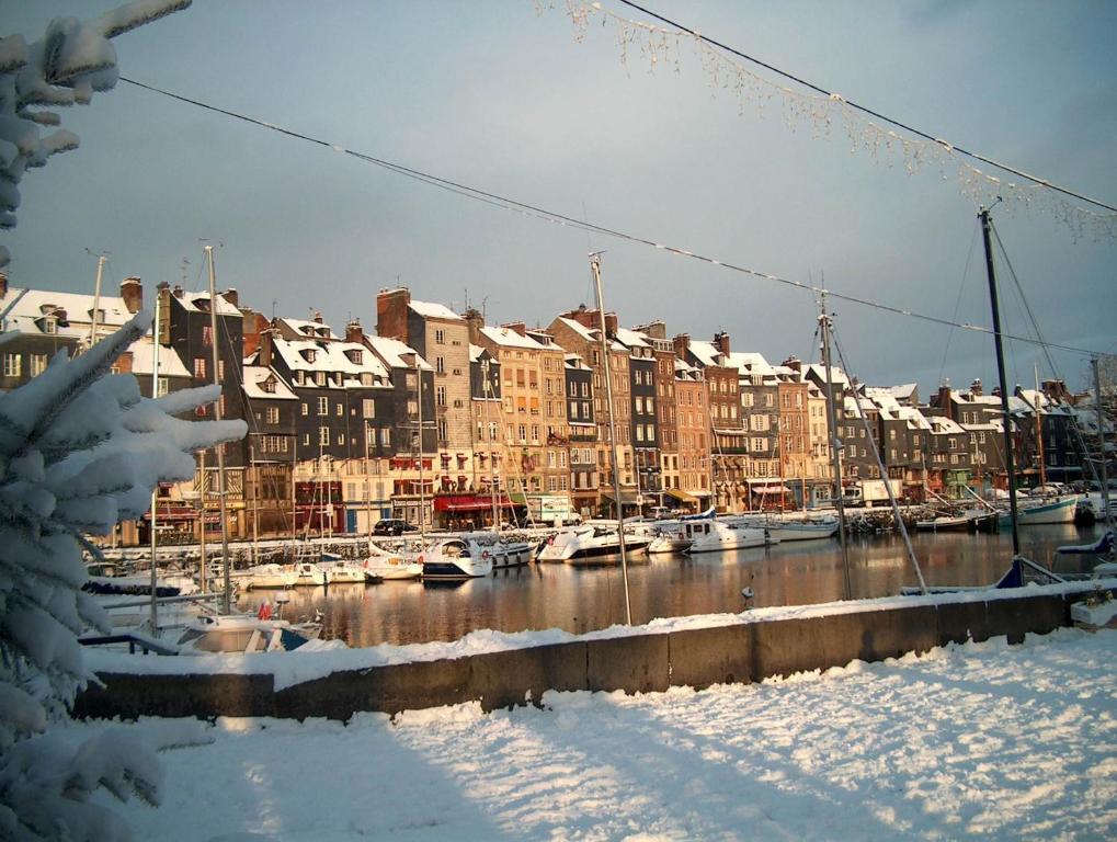 A La Terrasse Coeur Honfleur Appartement Kamer foto